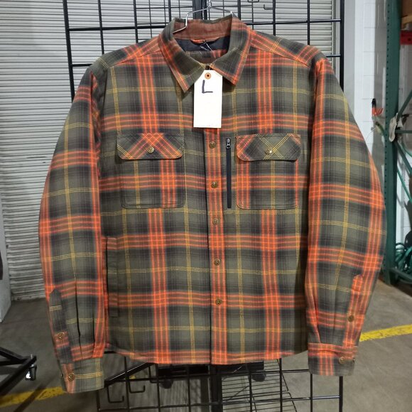 Concealed Carry Quilt Lined Shirt Jacket - Army | Large - Picture 2 of 8